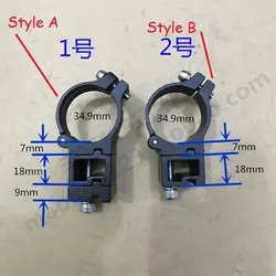Snow Bike ATV Bicycle Front Derailleurs Shim Clamp 34.9mm D-type Adapter for Shimano