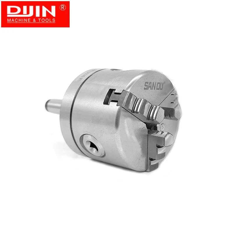 MT4 Morse Taper Chuck 80mm With 3 Jaw Self-centering Chuck MT4-80 Chuck Flange Fix Type Include Lathe Chuck