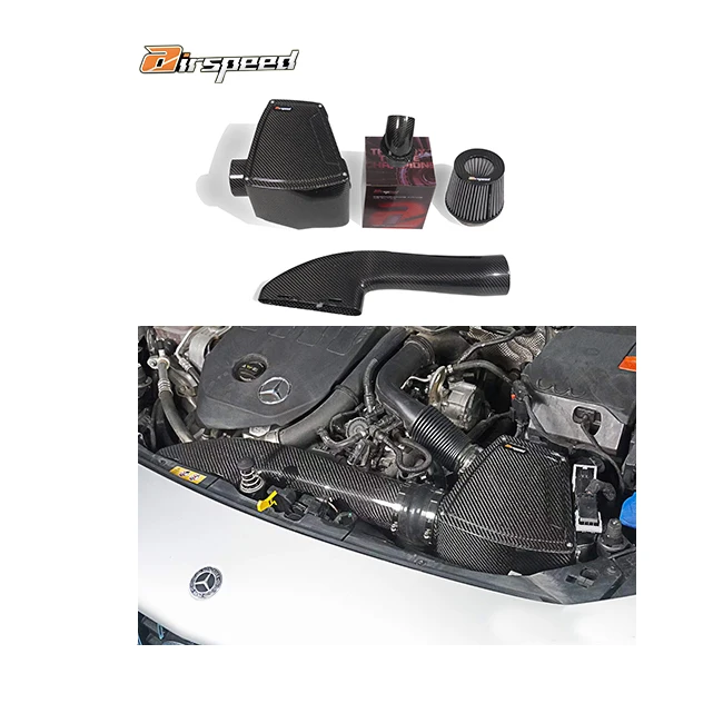 

Airspeed Auto Engine Systems 100% Dry Carbon Fiber Cold Air Intake System for BENZ A180 A200 A250 M282 1.3T