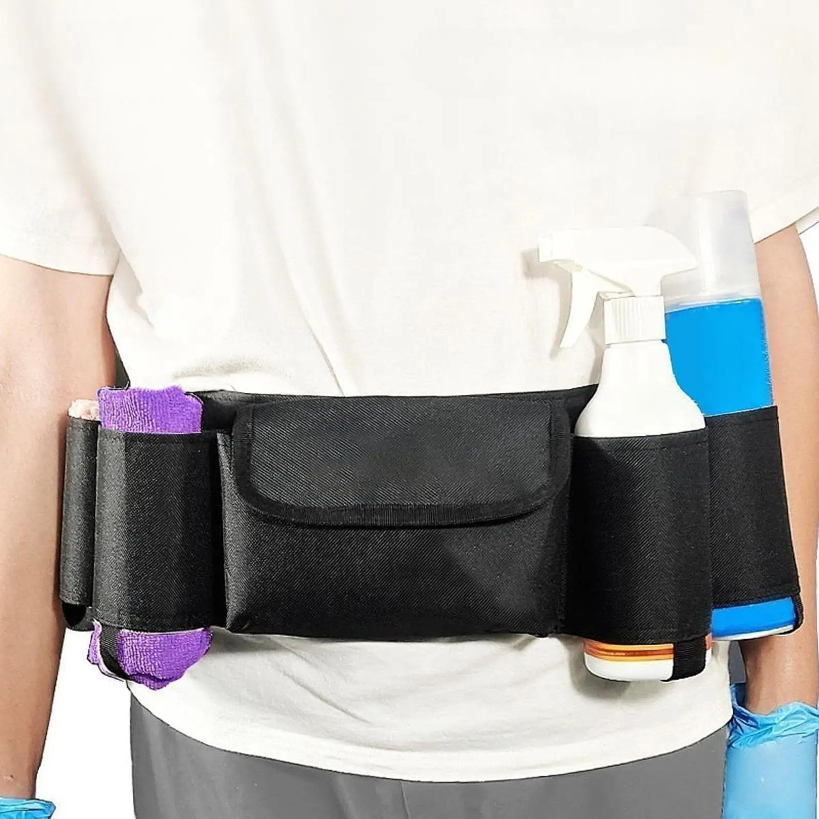 Marsupio per attrezzi Marsupio per infermiera Grembiuli impermeabili multiuso Marsupio Porta cintura per attrezzi di manutenzione Barbiere Giardinaggio