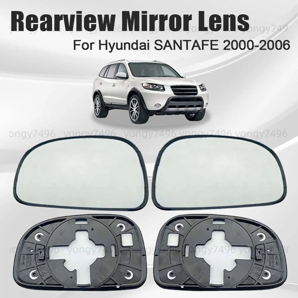

Cars Accessories Rearview Mirror Lens For Hyundai SANTAFE 2000 2001 2002 2003 2004 2005 2006 Replace Mirrored Glass Styling