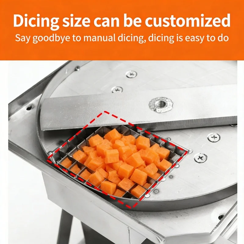 

Commercial Dicer Machine for Carrot Potato Ham & Onion Ring Canteen Kitchen Equipment