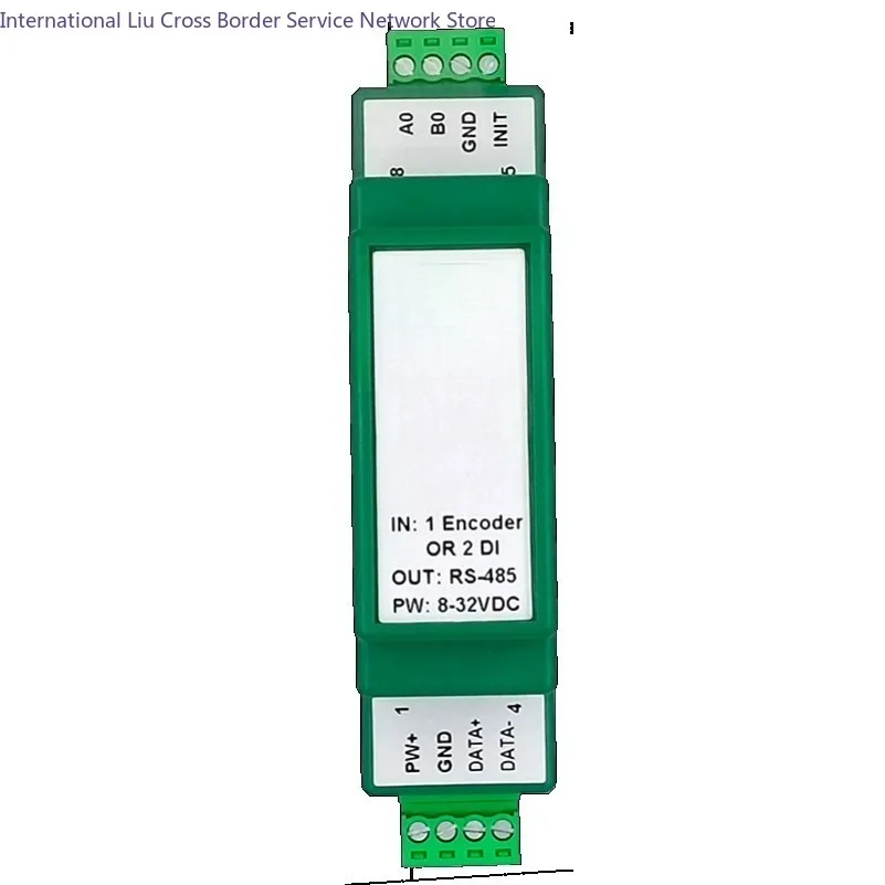 Encoder pulse signal counter meter counter 2DI high speed ModbusRTU module WJ150