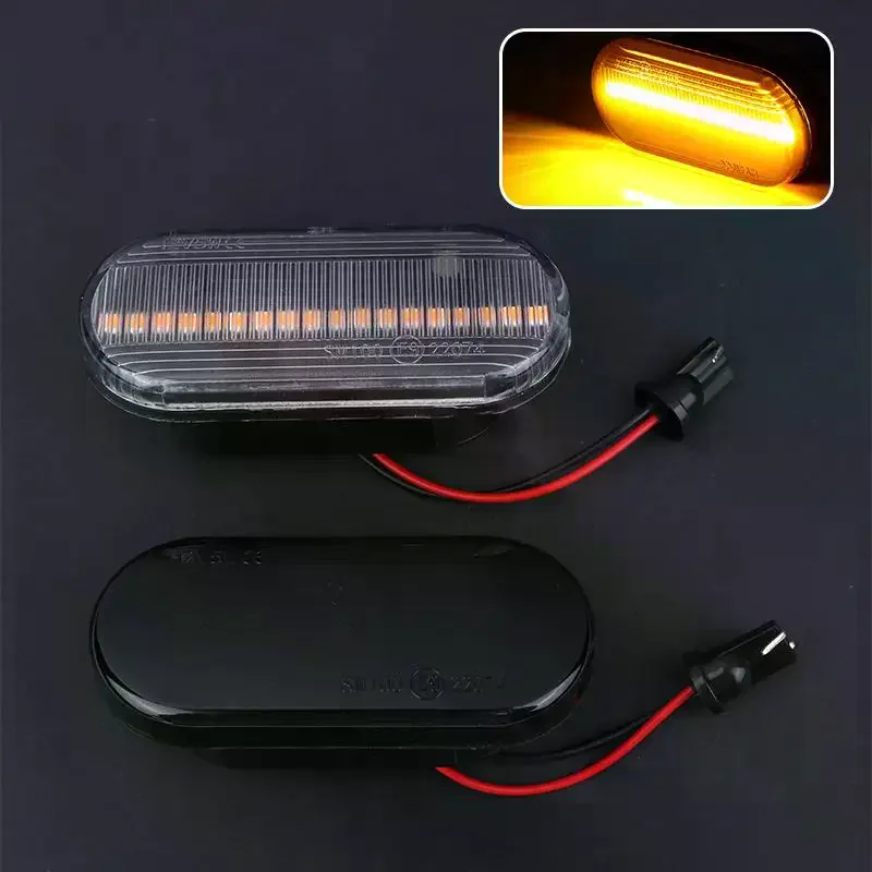 

1Pc Led Dynamic Side Marker Turn Signal Light Sequential Blinker Light For Car Light