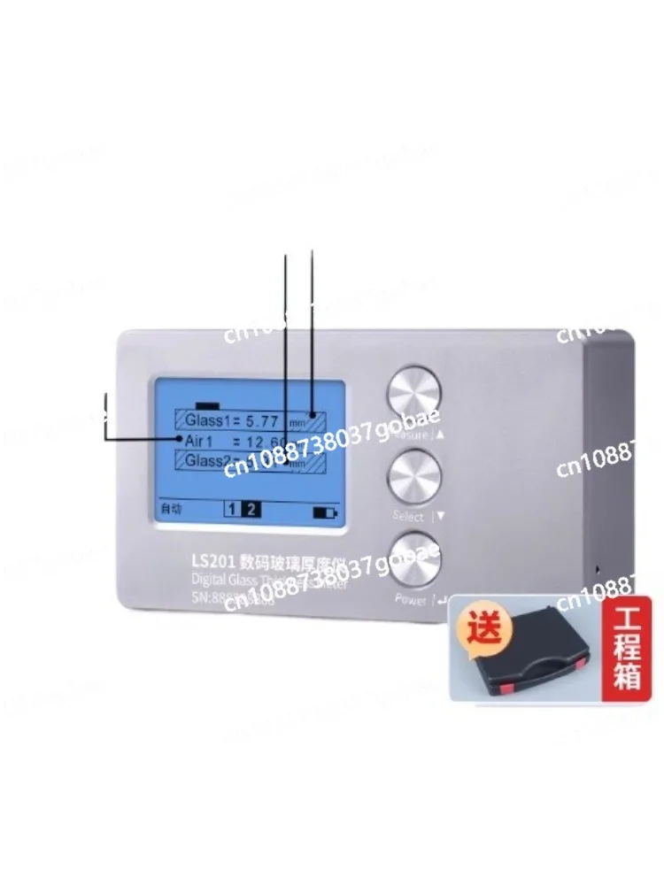 LS201 digital display thickness tester, thickness tester with high precision