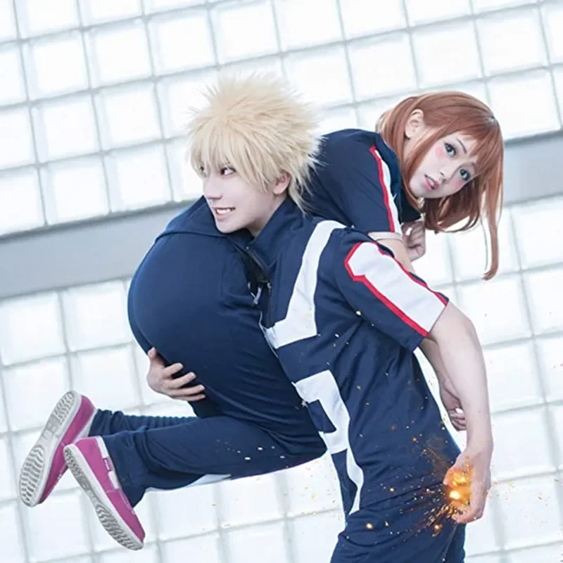 Disfraz de My Hero Academia para Adultos, Traje de Gimnasia de Anime, Cosplay Japonés, Uniforme Deportivo de Baloncesto y Fútbol, Conjunto para Hombre y Mujer