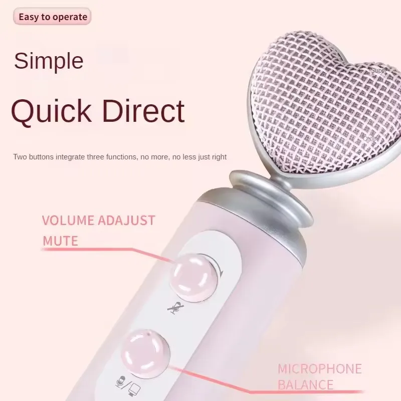 ميكروفون مكثف وردي احترافي للحد من الضوضاء USB للهاتف المحمول والكمبيوتر الشخصي والبث المباشر