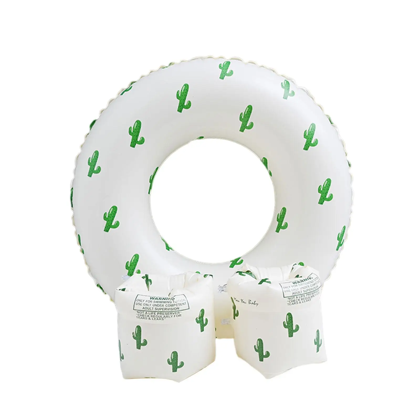 Inflatable Pool Floats Tube for Kids Swim Float with Arm Bands PVC Swimming Ring for Children Summer Water Toys Outdoor Fun