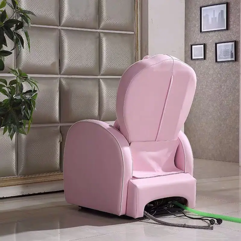 Single foot bath sofa Nail art sofa Electric flat reclining foot bath sofa chair 5