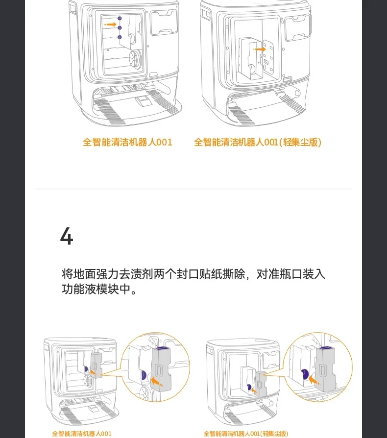 NARWAL Sweeper-Ground Stain Removal and Maintenance Set 【original Xiaoyao 001/Xiaoyao 001Max/J5/J5X】