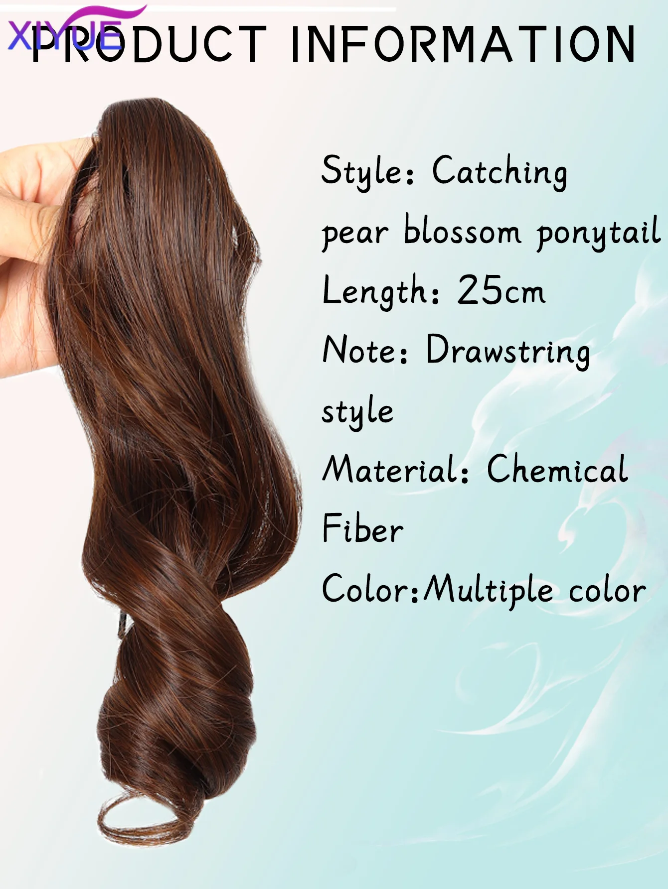 Synthetic Short Curly Wig Ponytail 10Inch Claw Clip In Ponytail Hair Extension Cute Hairpiece Wig For Women Synthetic Ponytail