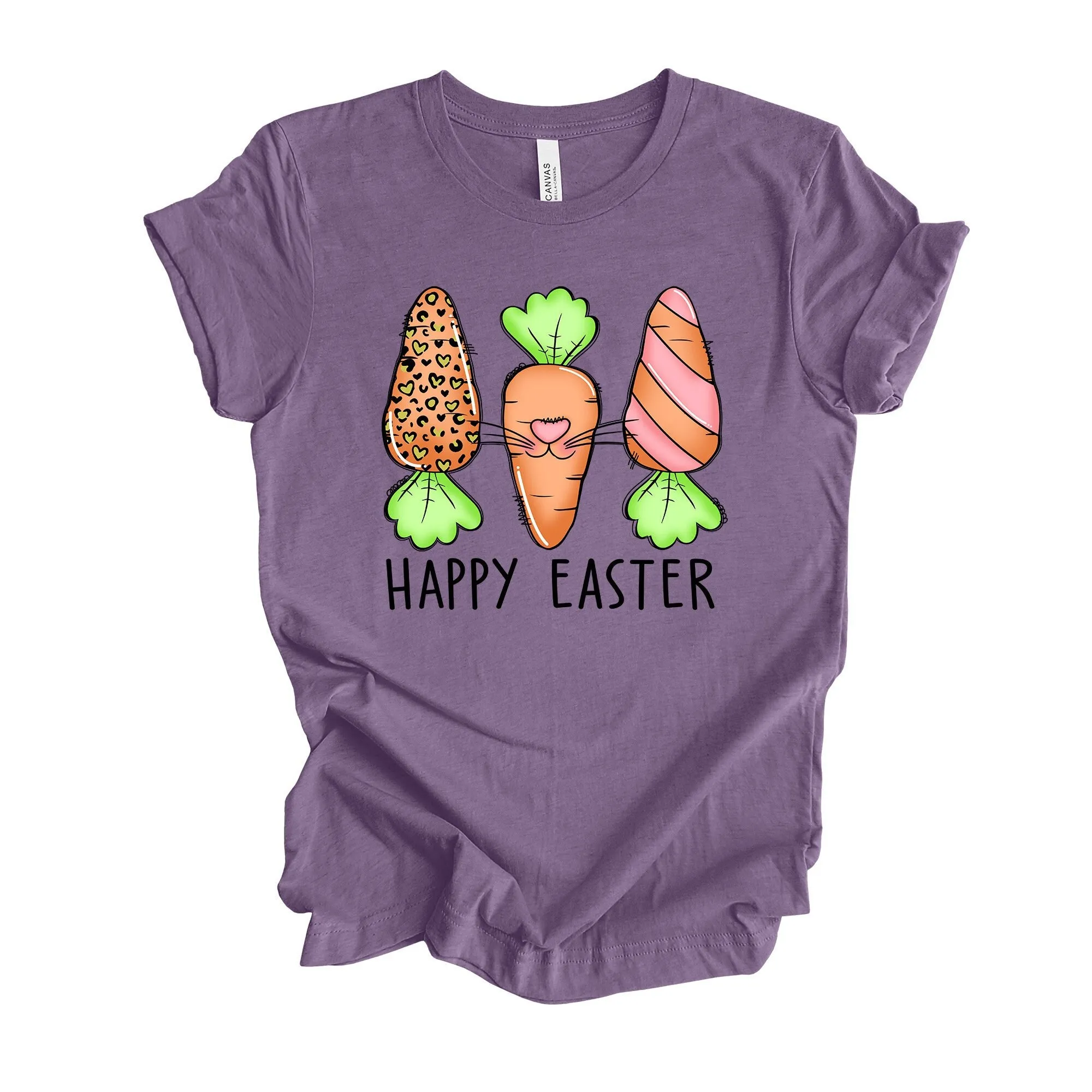 Easter T Shirt Cute Carrots Carrot Bunny Design Premium Unisex 3 Color Choices 3X 4X Plus Sizes