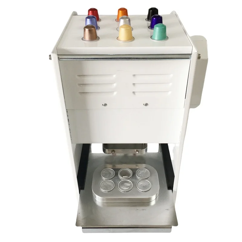 Hot hand heat sealing coffee machine aluminum foil multi-size sealing machine