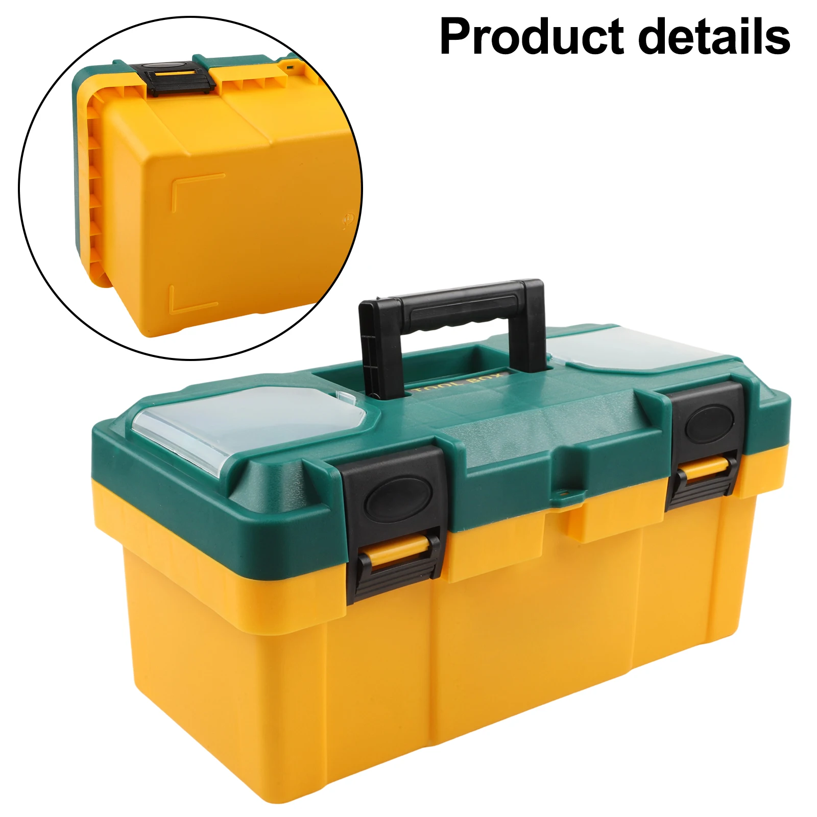 17inch Tool Storage Box Protective Toolbox For Tools Hand Tool Set Thickened Construction Convenient Portability