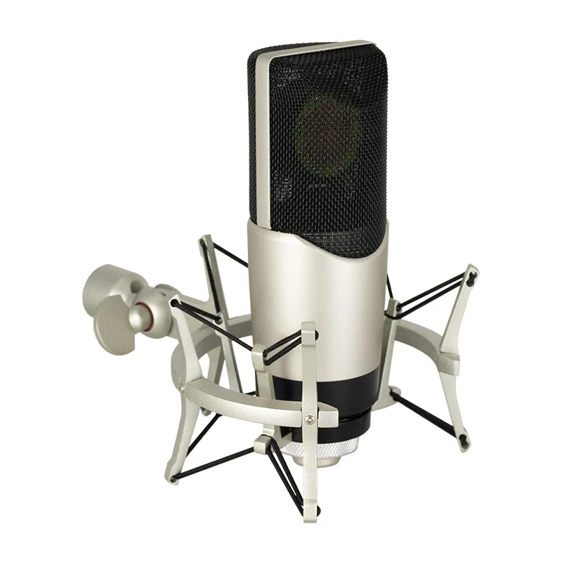 ميكروفون مكثف XLR 48 فولت مع كابل XLR 2 متر لتسجيل الاستوديو وبث البث للتدريس والمشروعات #1