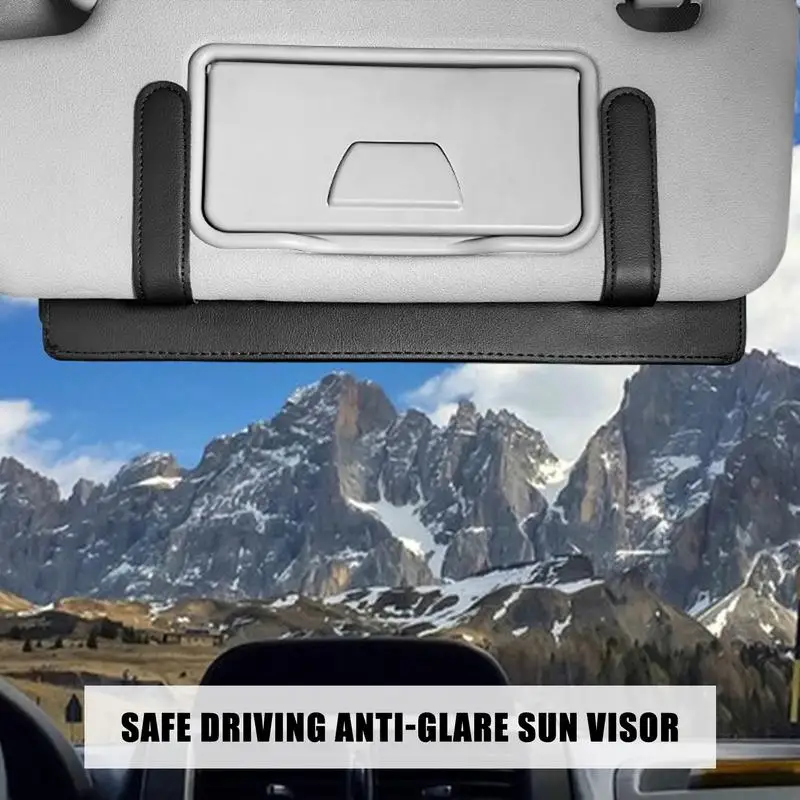 Car Sun Visor Extender Car Sun Visor with Polarized Glare Protection Anti-Glare Window Shade Extension Retractable Attachment