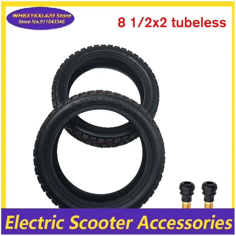 Para neumático de scooter Xiaomi Scooter eléctrico 50/75-6,1 (8 1/2*2) neumático sin cámara neumático a prueba de explosiones