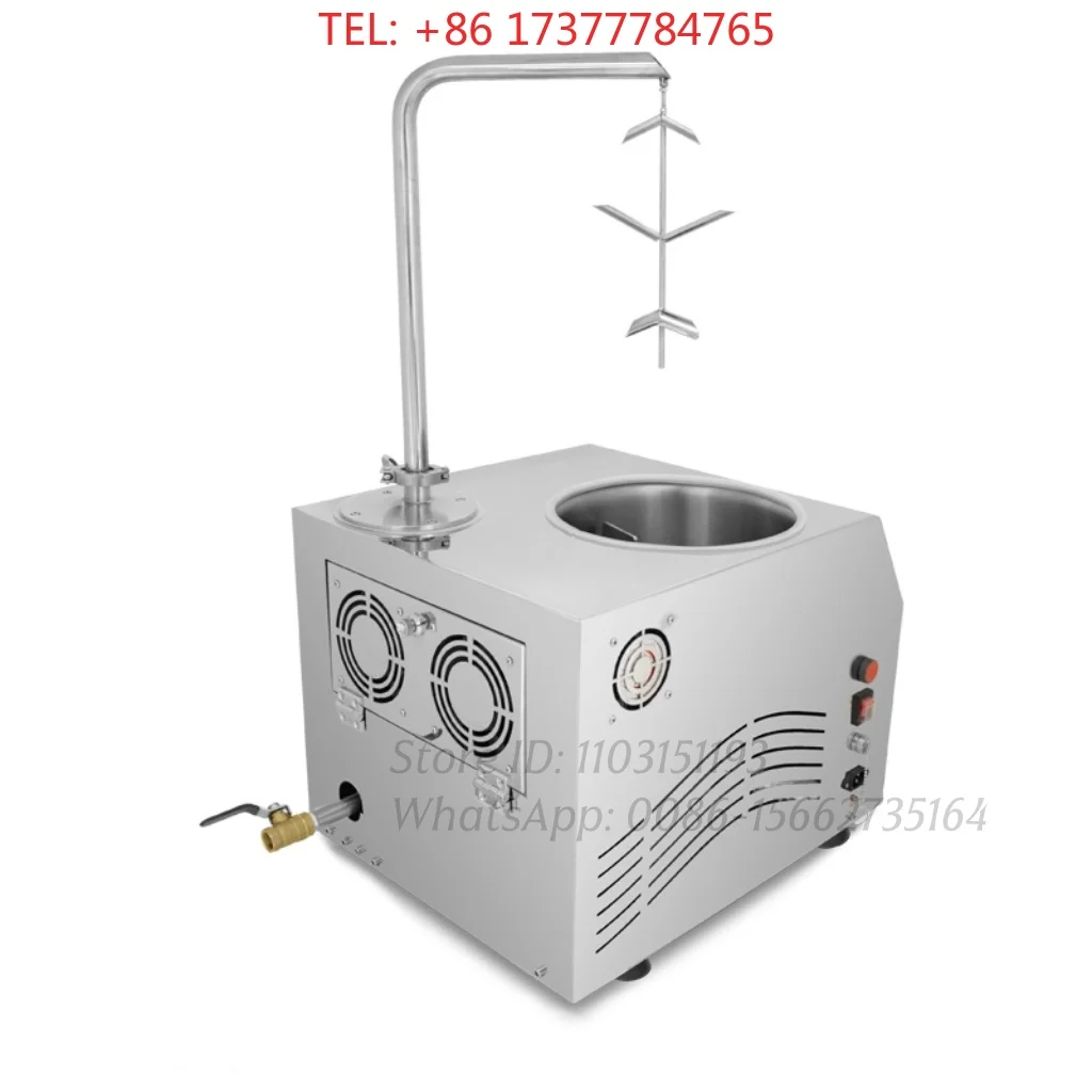 Intelligent Control 7 L Chocolate Chocolate Melanger Machine 5.5 L Waterfall Dispenser Hot Chocolate Tempering Machine 1 KW