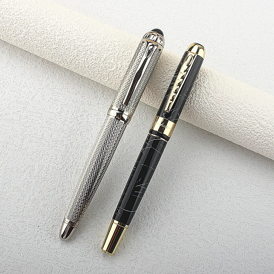 Jinhao 250 Tintenroller mit silbergoldenem Clip, glattes Schreiben für Geschäftsgeschenke, Kugelschreiber – Detail 17