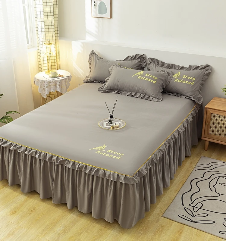 

Bed skirt bed cover single piece dust protective cover 1.5m 1.8m 2