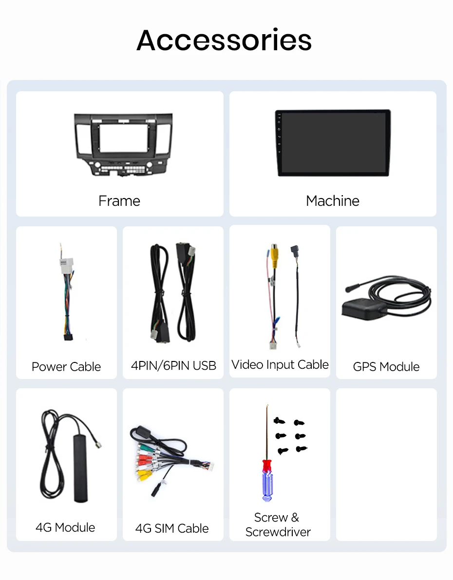 Junsun Wireless CarPlay Android Auto Autoradio für Mitsubishi Lancer 2007-2013 Auto-Intelligentes System DSP SWC RDS GPS FM BT – Detail 26