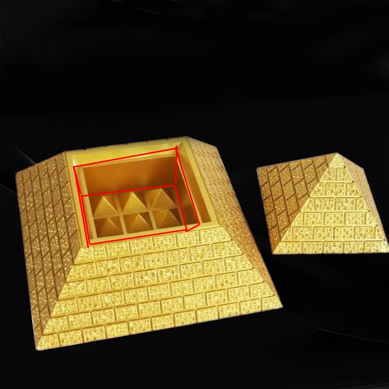 Hidden Safe Box Creative Resin Pyramid Money Jewelry Storage Desktop Accessories