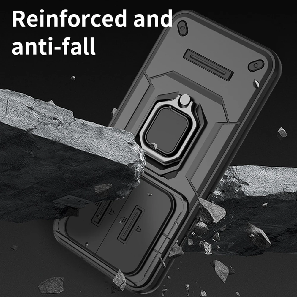 حافظة لهاتف Xiaomi Redmi Note 15 Pro + 5G حافظة حماية للكاميرا حافظة لهاتف Redmy Note 15 Pro Plus غطاء حلقة حامل مغناطيسي #2