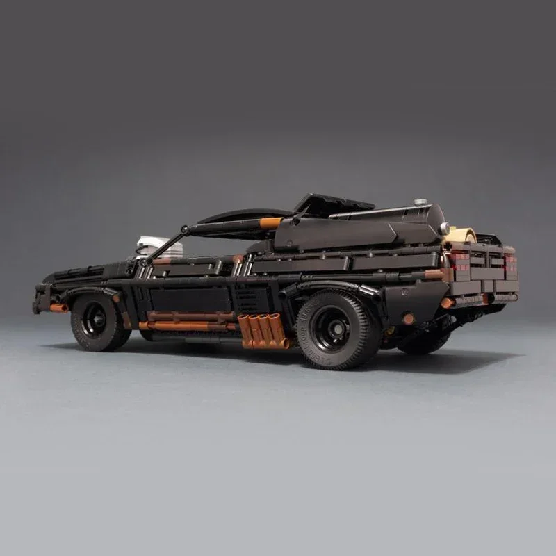 klassieke gekke film interceptor bakstenen film gemodificeerde auto blokken oorlogssnelheid moc sport race fans cadeau aanwezig product