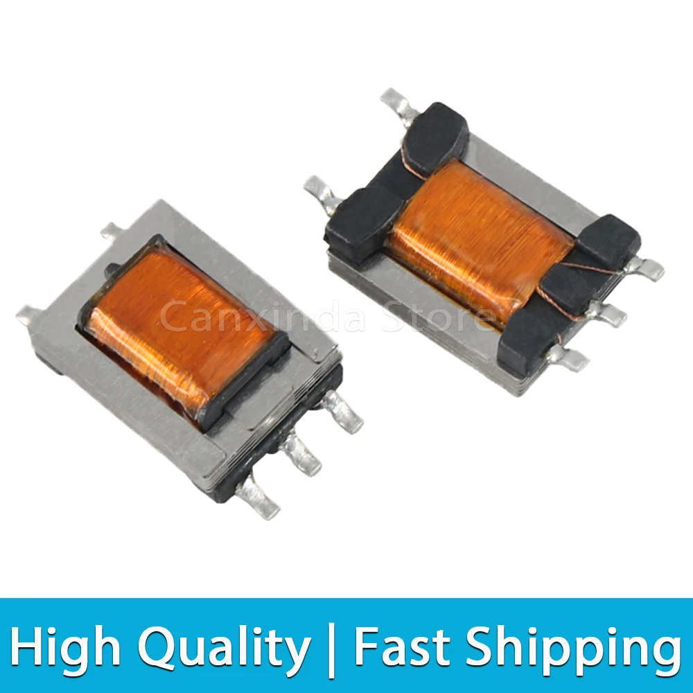 5pcs SMD 5 Pin ED8 Permalloy 1:1 Audio Isolation Transformer 2H 200Hz-20KHz 600 : 600 ohm Digital Signal with Tap Tapped