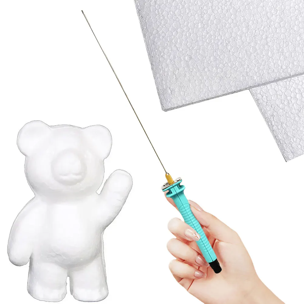 

25-5cm Electric Foam Cutter Polystyrene Styrofoam Hot Wire Foam Cutting Knife Portable Sponge Cutting Tools US/EU/UK Plug