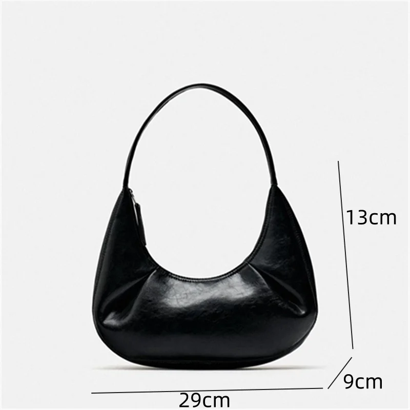 Fashion Women Shoulder Bags New Texture Solid Color Niche Jiaozi Bao Korean Style Leisure Versatile Outdoor Trend Handheld Bags