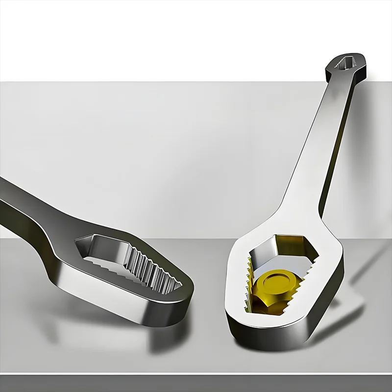 범용 렌치 – 크롬-바나듐 강철, 양방향, 가정 및 자동차 수리용 이중 용도