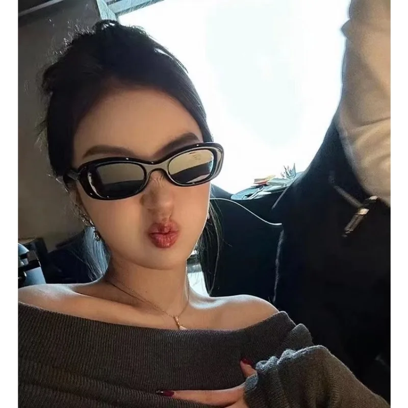 Small Frame Glasses  Oval Star Style Trend High Sense Women Sunglasses Five-pointed Star Accessories