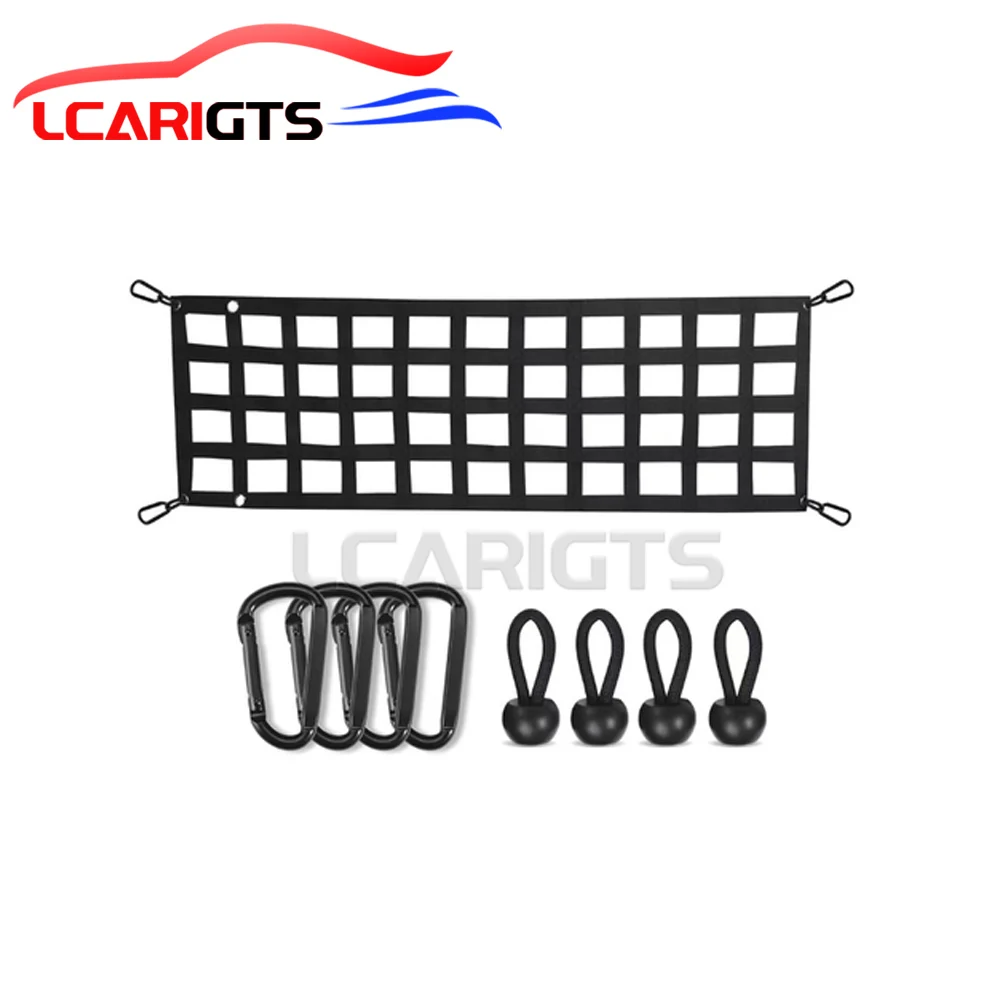 

Сверхмощная сетка на заднюю дверь 60 x 18 дюймов для пикапа, простая в использовании, подходит для грузовиков из Chevy Ford GMC Dodge Ram, противоосенняя сетка