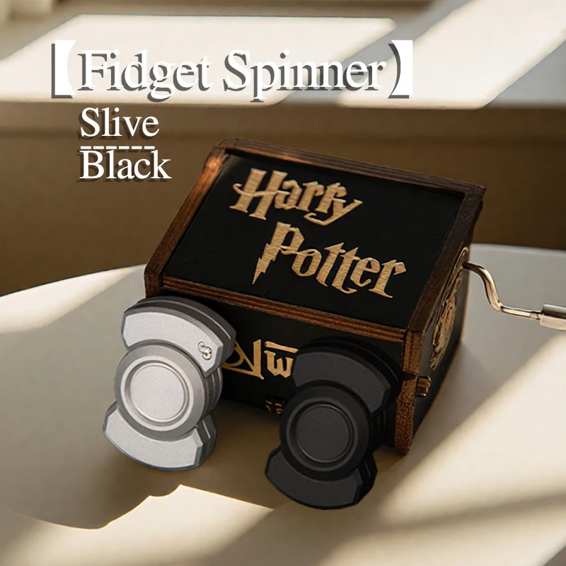 Metal Triple-Style Magnetic Fidget Spinner – Stress & Anxiety Relief for Adults with ADHD | EDC Toy Fidget Toy Adult Kids Gift