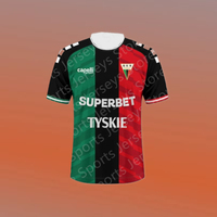 2025 3D printed new Polish GKS football jerseys, football training suits, adult and children's men's sports jerseys, T-shirts