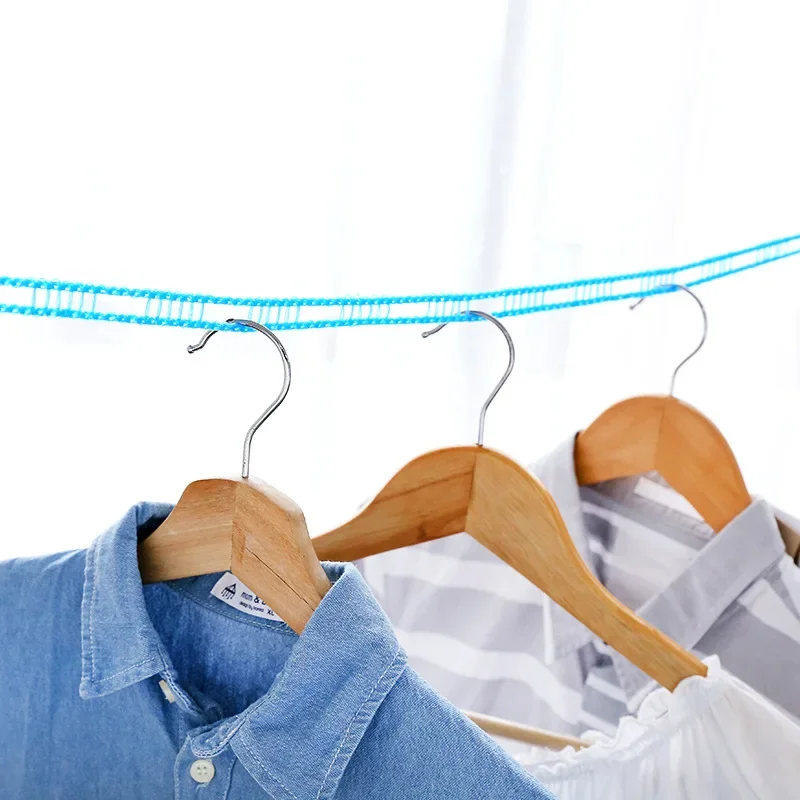 5/10M Windproof Fence-Type Clothesline Drying Quilt Clothesline Outdoor Travel Non-Slip Laundry Line Rope Portable Anti-Skid