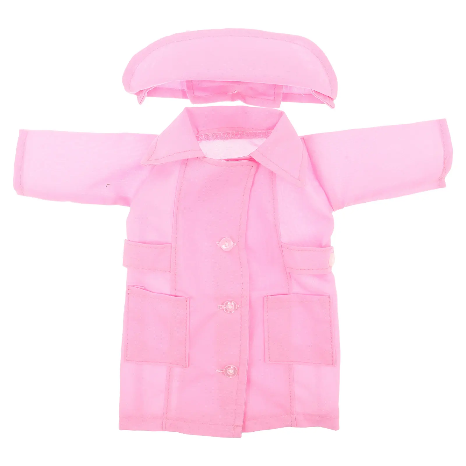 

1 комплект, 18-дюймовый костюм медсестры, медицинский костюм для ролевых игр, миниатюрный плащ, набор инструментов для детей, набор аксессуаров для ролевых игр, образовательный набор