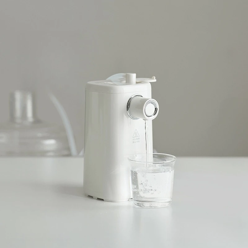 Instant Water Heater, Desktop Portable Mini Travel Hot Water Dispenser, Quick Heating for Bottled Water, 3-5 Seconds Boil