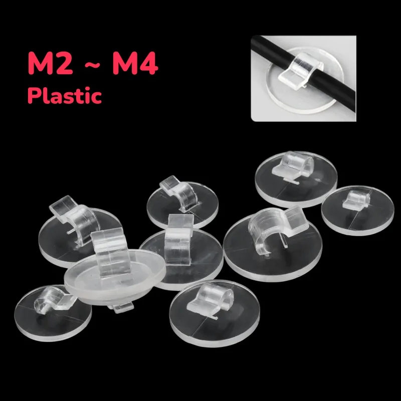 M2 M2.5 M3 M3.5 M4 Usb Cable Plastic Organiser For Office Desks Cable Management Clip For Storing