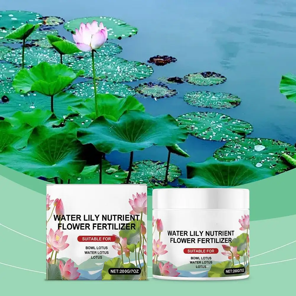 200g Schüssel Lotus Explosionen Wasser Spezielle Nährstofflösung Fördert den blühenden Dünger Hydrokulturdünger für Wasser Li L4A6