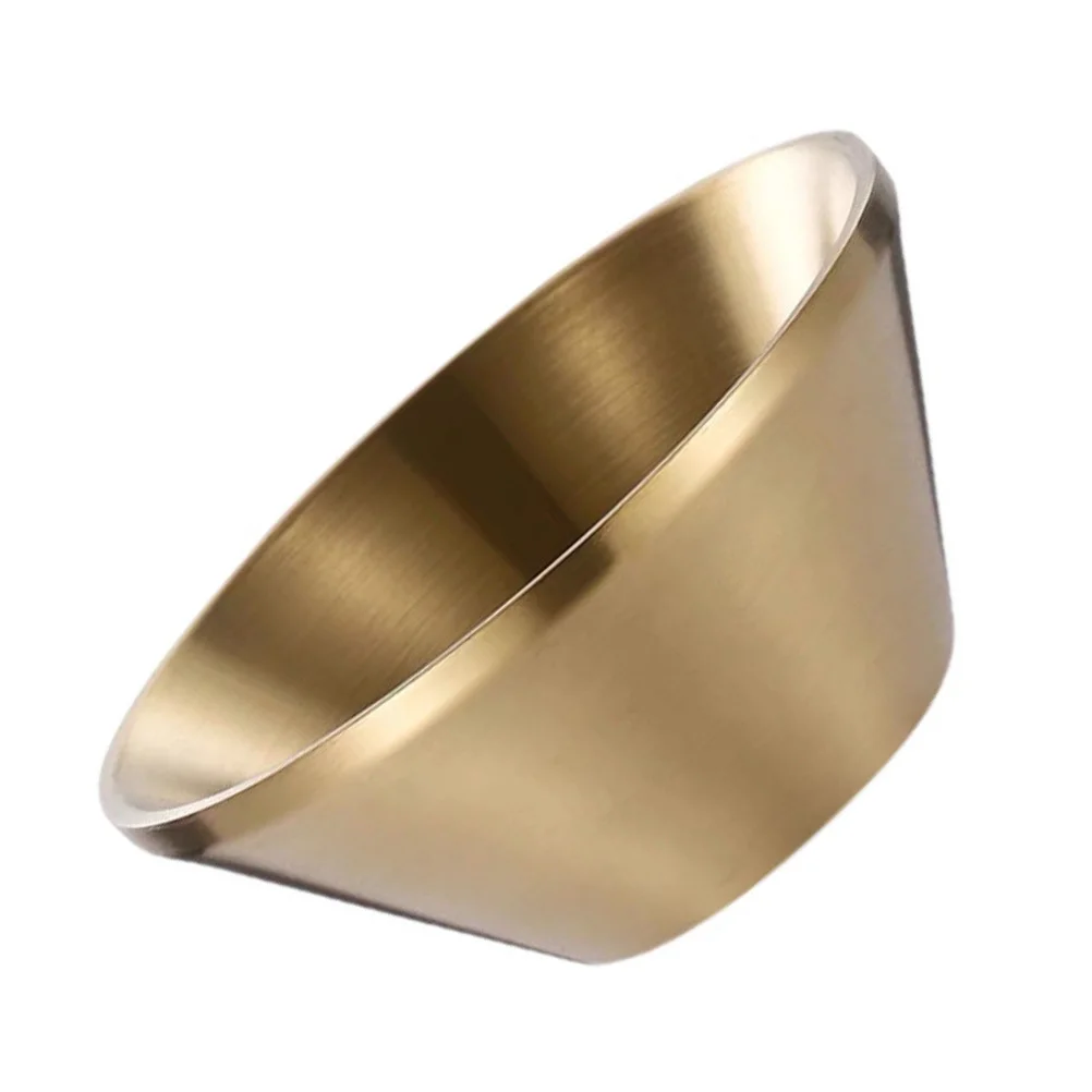 1 unidad de helado, postre coreano para ensalada, sopa, fideos fríos, servir agua, cuenco de postre de Metal, taza de hielo, tazón de Ramen