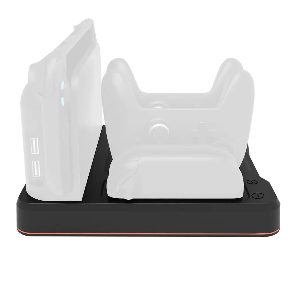 

Зарядная док-станция для SWITCH 2, зарядное устройство контроллера с RGB, рассеивание тепла, адаптер для быстрой зарядки для SWITCH T0B7