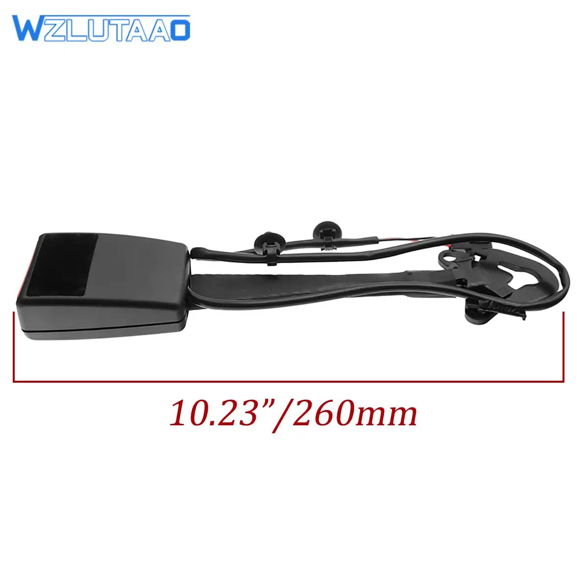 1/2Pcs Front Seat Safety Belt Buckle Socket OE 7P0857755 For VW Touareg 7P 2011-2017 Seat Belt Latch Catch With Warning Wire