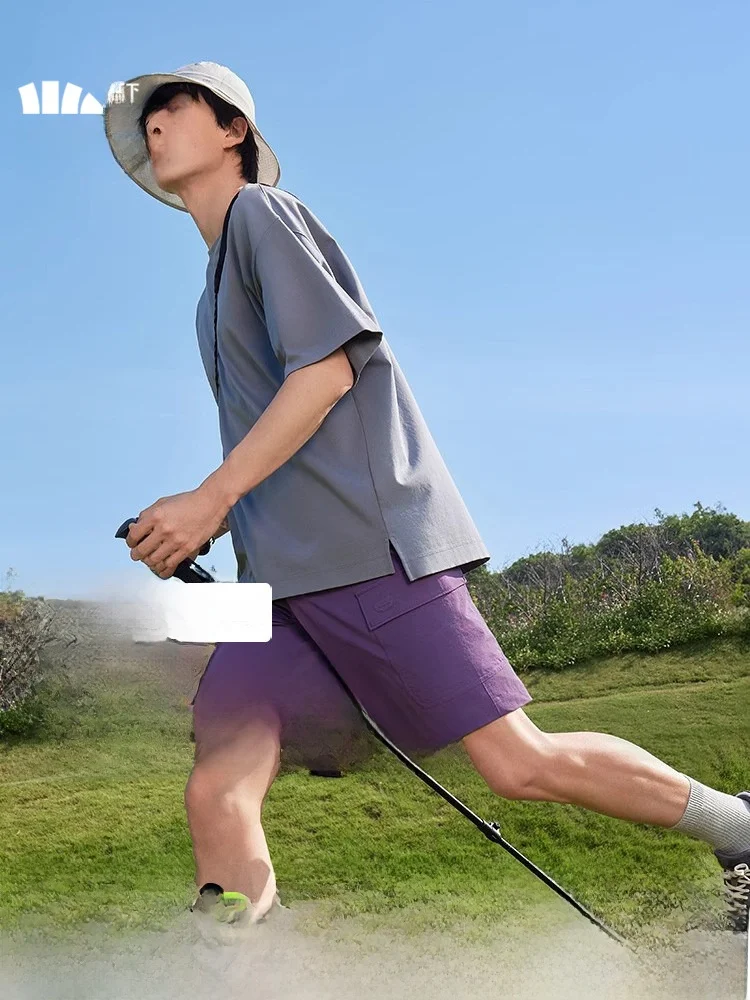 

Мужские дышащие летние спортивные брюки для активного отдыха, повседневные, модель Banana Le DR235, весна 2024, длина до колена