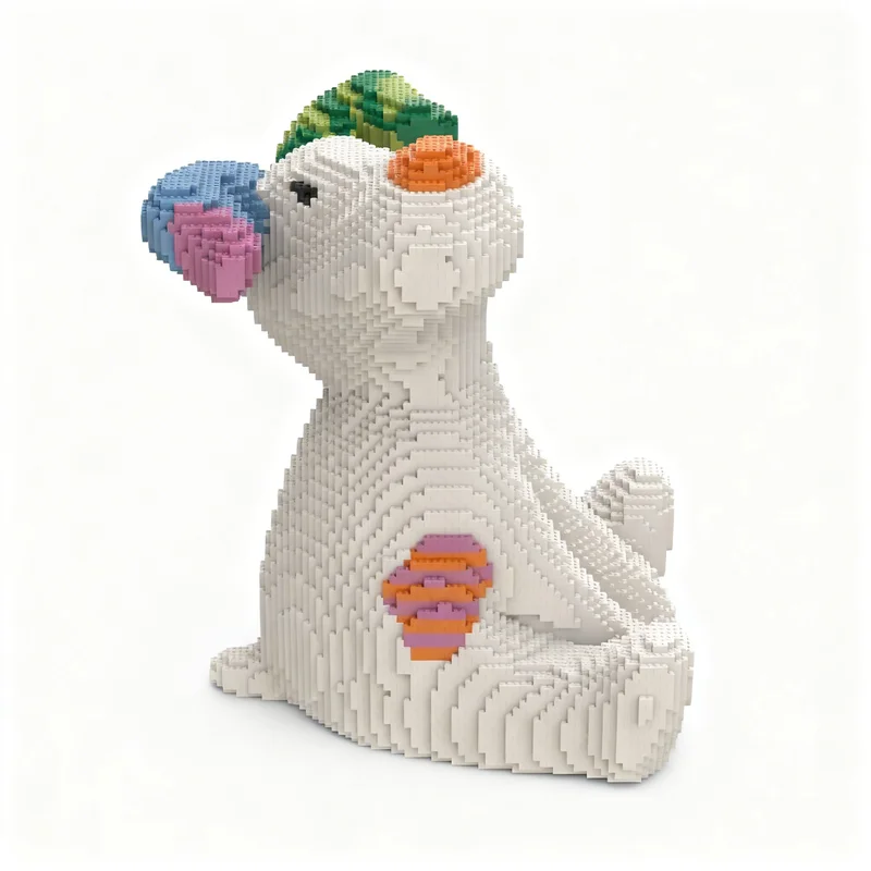 7969pcs MOC Seasonal Christmas The Snowdog Model Toys Building Blocks Architecture Christmas Gift Display Assemble Creative 3D