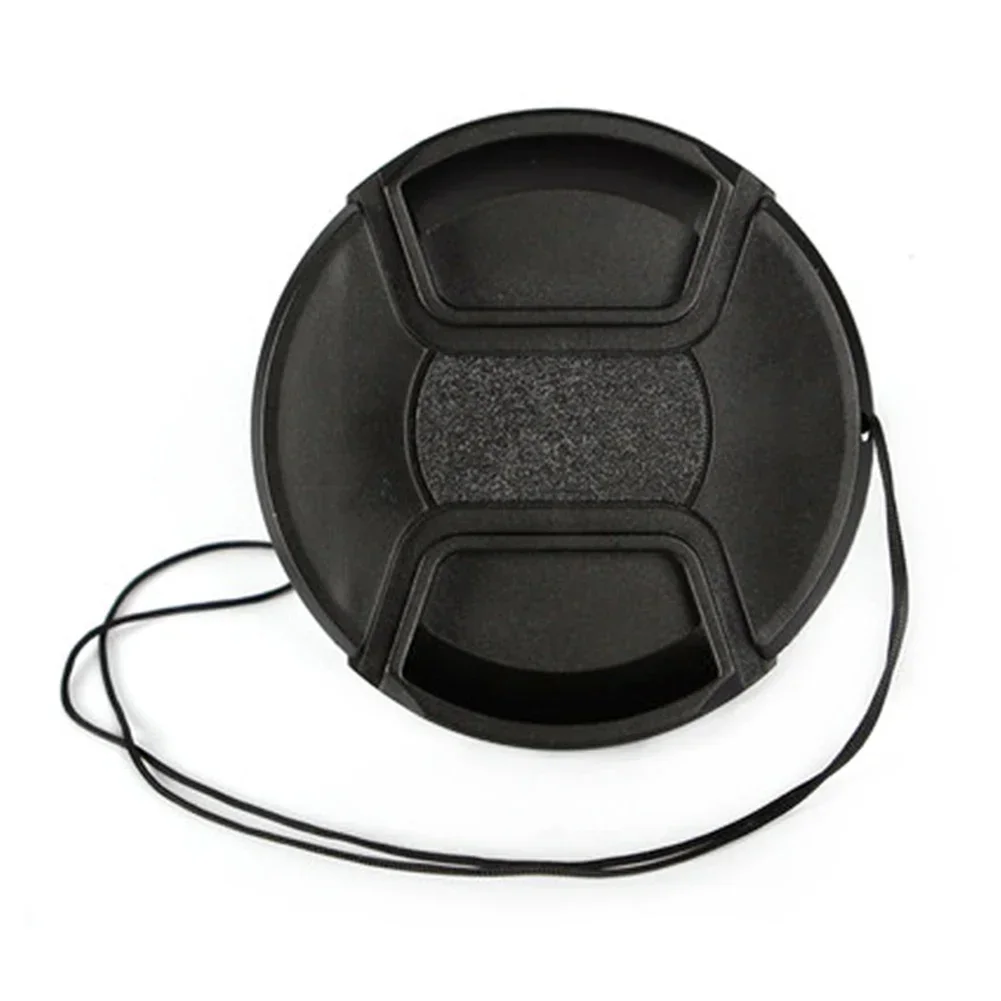 Wordless Camera Lens Cap Holder 49 52 55 58 62 67 72 77 82mm Lens Cover Dustproof Waterproof Camera Lens Protective Accessories