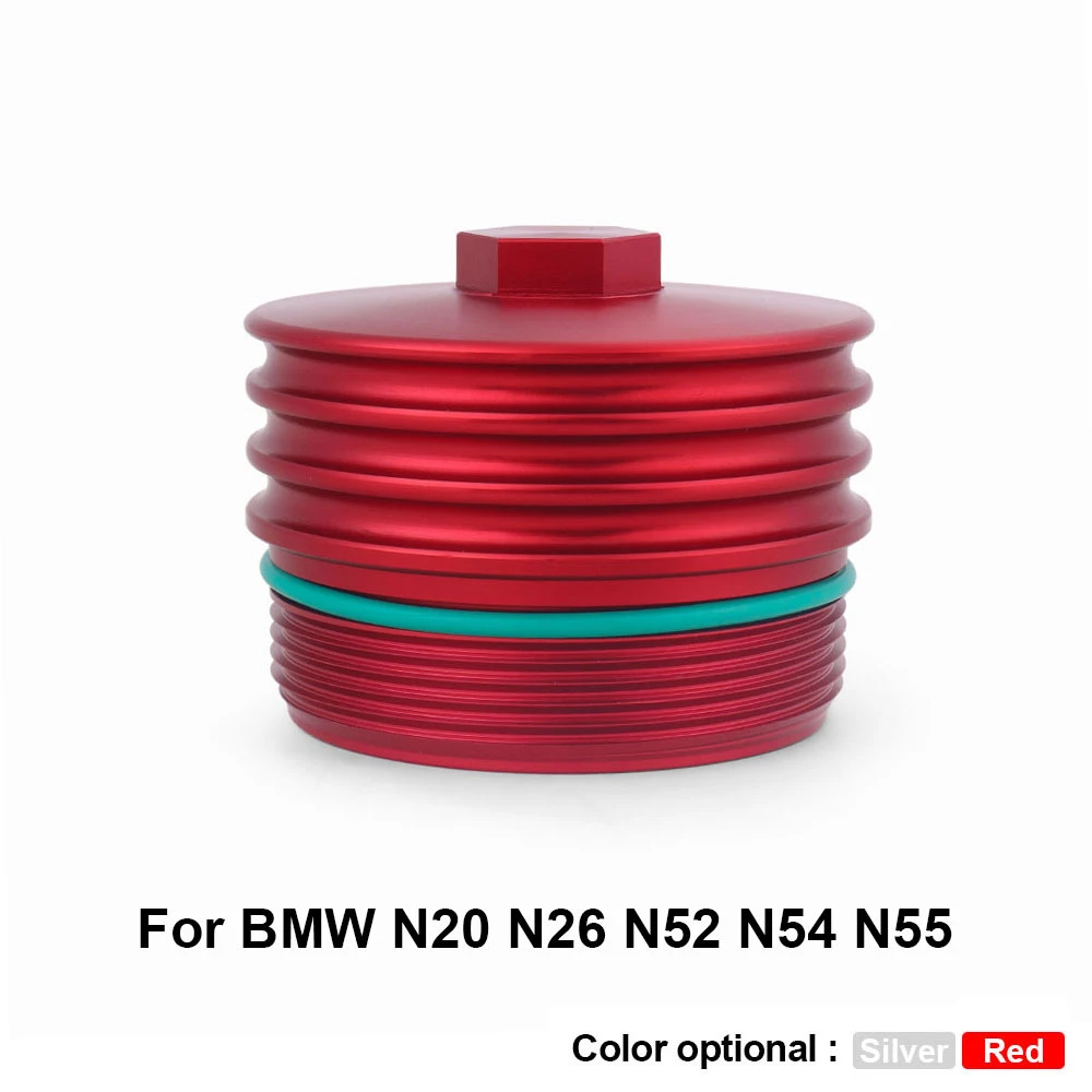 

Aluminum Alloy Oil Filter Cover Housing For BMW N20 N26 N51 N52 N53 N54 N55 Engine Modification Replacement Part