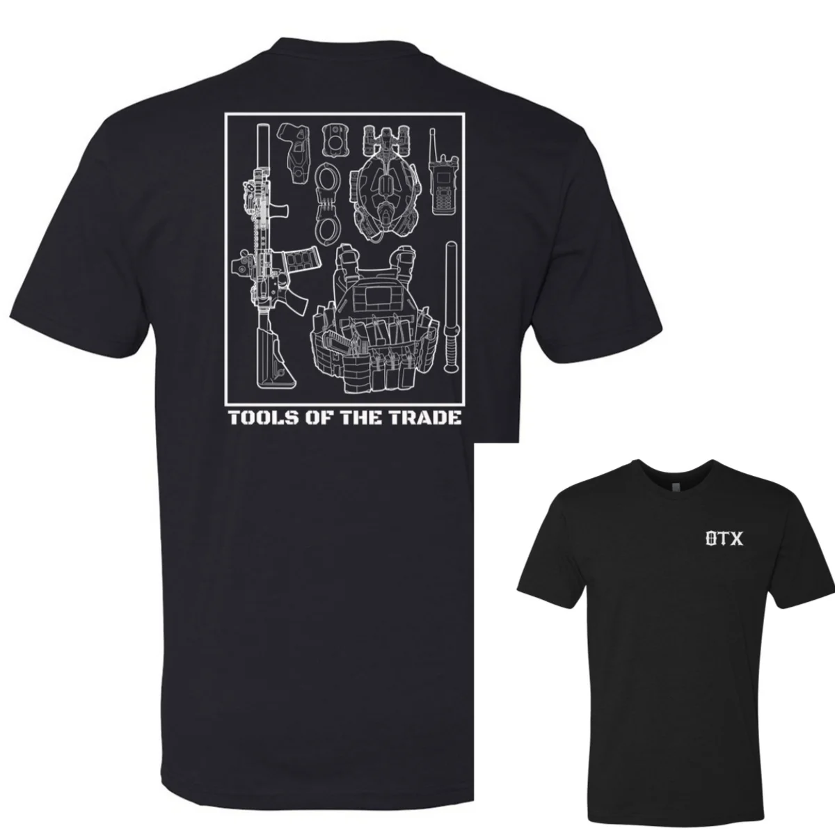 PD Tools of The Trade Tee Tactics Graphic Cotton Tees Printing High-end Luxury Unisex Style Both of Men and Women