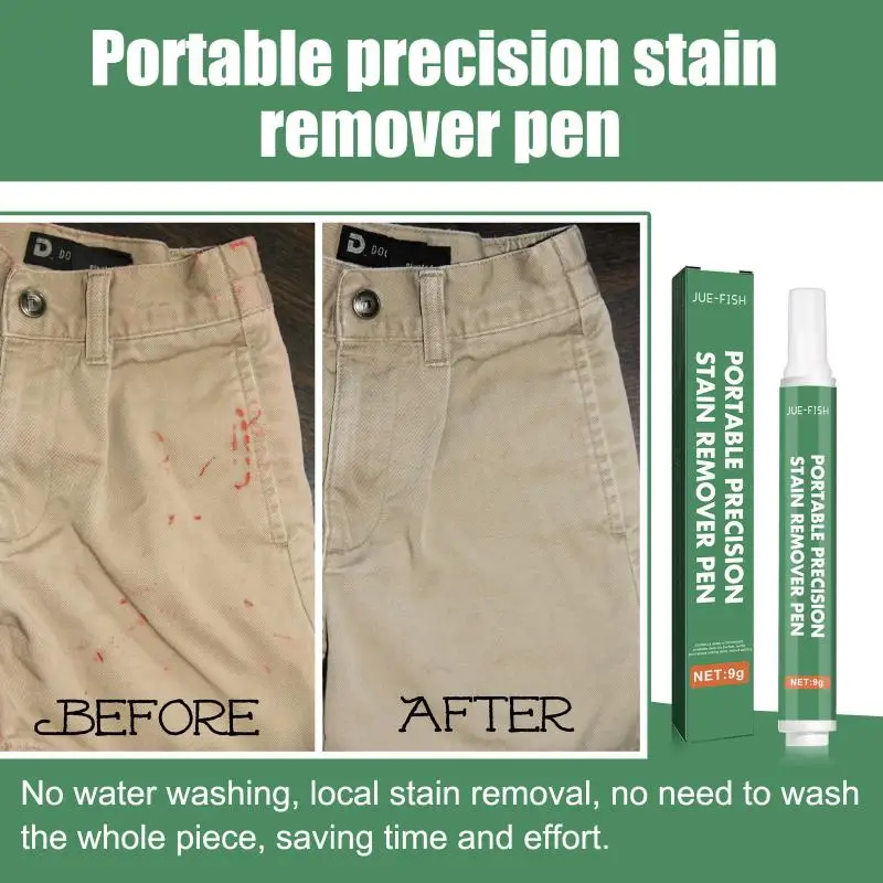 

Portable Precision Stain Remover Pen No Water Local Removal Save Time Effort